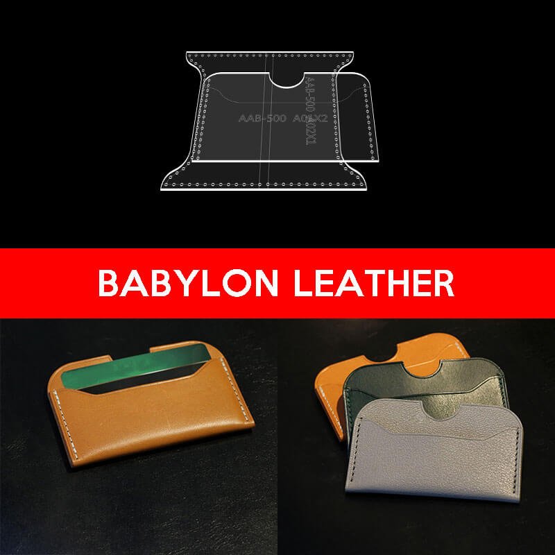 BABYLON™ Leather Business Card Case Pattern AAB - 500 - Babylon LeatherBabylon LeatherAAB - 500 - Kraft Board