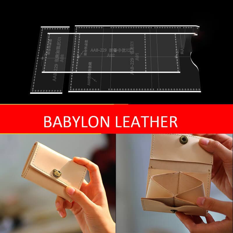 BABYLON™ Leather Business Card Holder DIY Pattern AAB - 229 - Babylon LeatherBabylon LeatherAAB - 229 - Kraft Board