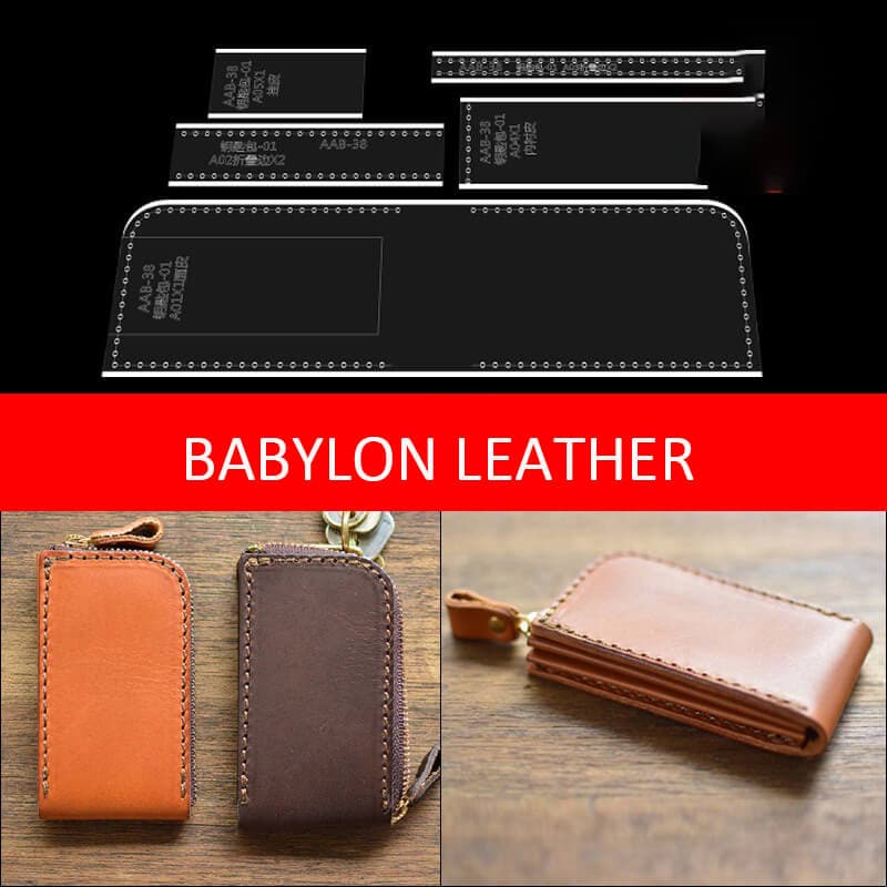 BABYLON™ Leather Car Key Holder Pattern AAB - 38 - Babylon LeatherBabylon LeatherAAB - 38 - Kraft Board