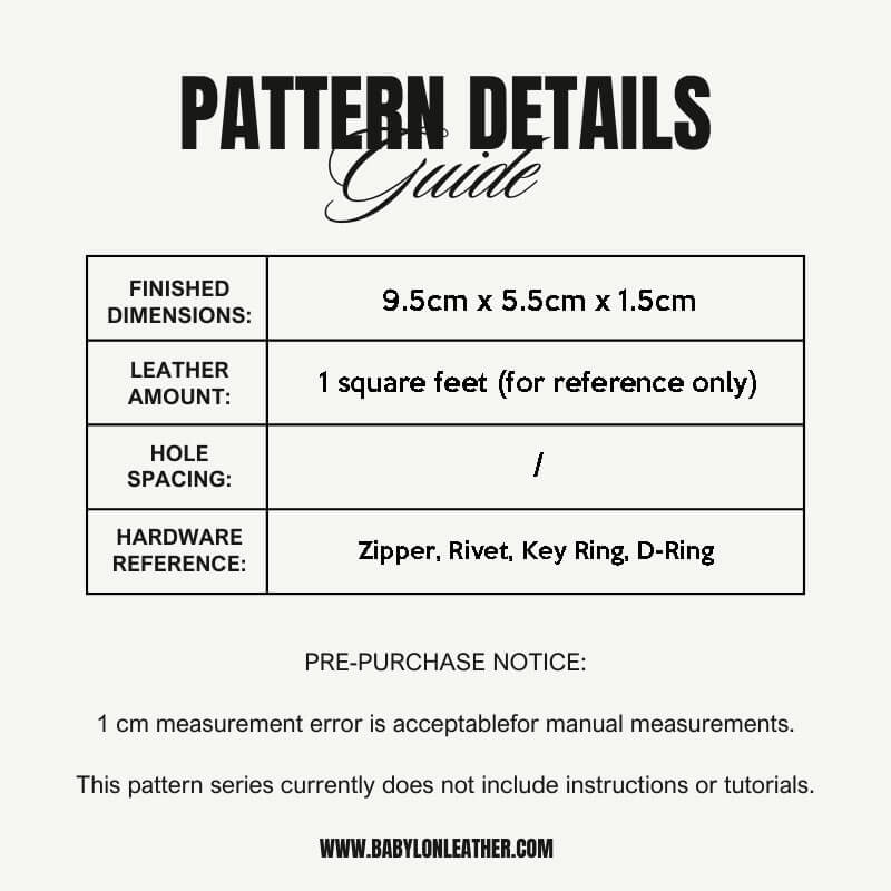 BABYLON™ Leather Car Key Holder Pattern AAB - 38 - Babylon LeatherBabylon LeatherAAB - 38 - Kraft Board