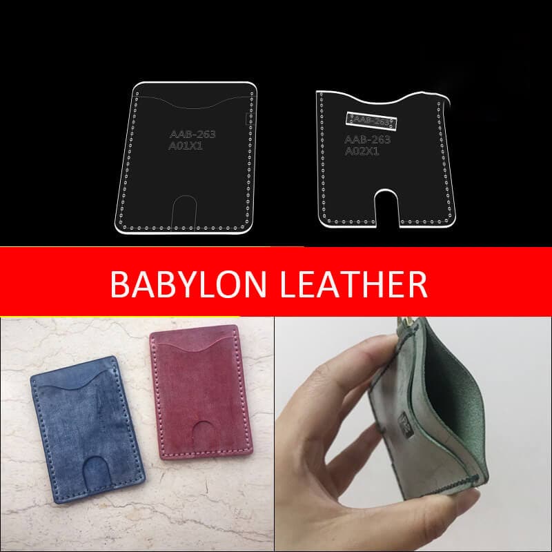 BABYLON™ Leather Cardholder Gift Making Pattern AAB - 263 - Babylon LeatherBabylon LeatherAAB - 263 - Kraft Board