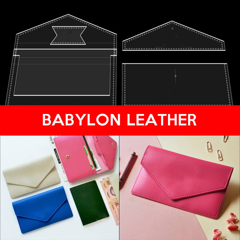 BABYLON™ Leather Clutch Love Gift Pattern AAB - 399 - Babylon LeatherBabylon LeatherAAB-399-Kraft Board