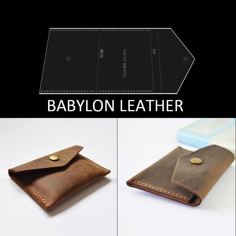 BABYLON™ Leather Coin Purse DIY Pattern AAB - 794 - Babylon LeatherBabylon LeatherAAB - 794 - Kraft Board