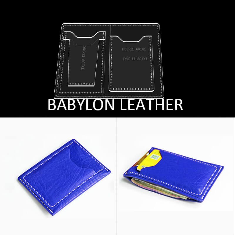 BABYLON™ Leather Coin Wallet Pattern DBC - 11 - Babylon LeatherBabylon LeatherDBC - 11 - Kraft Board