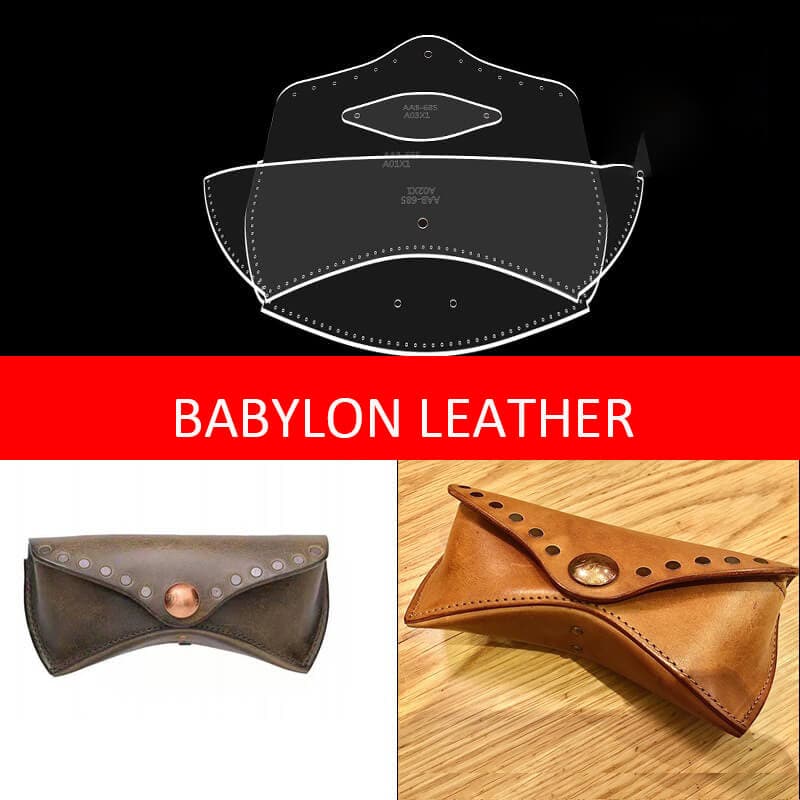 BABYLON™ Leather Glasses Case Craft Pattern AAB - 685 - Babylon LeatherBabylon LeatherAAB - 685 - Kraft Board