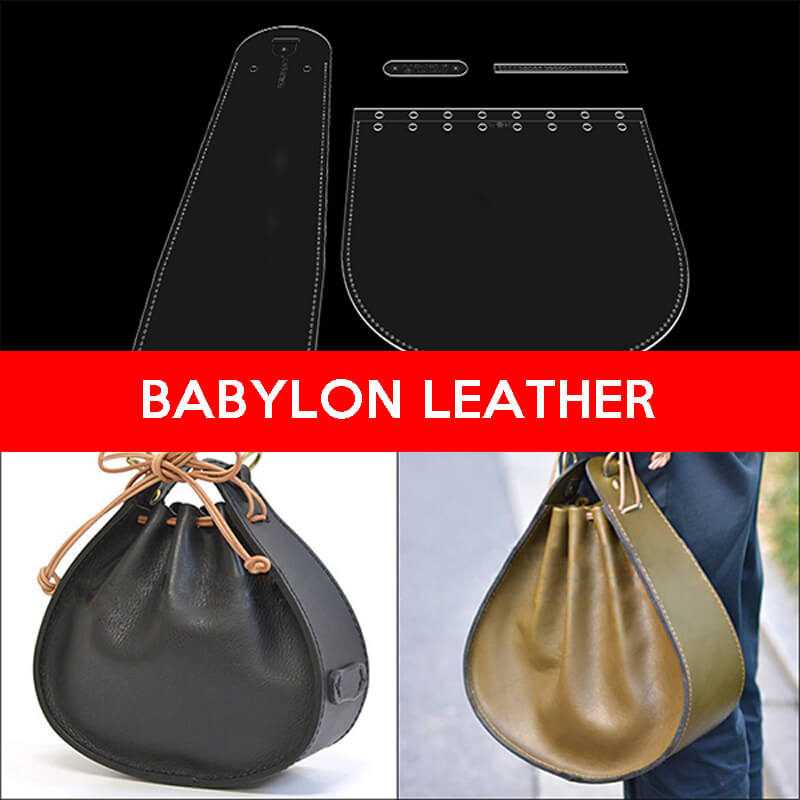 BABYLON™ Leather Handbag Making Gift Pattern AAB - 285 - Babylon LeatherBabylon LeatherAAB - 285 - Kraft Board - Large