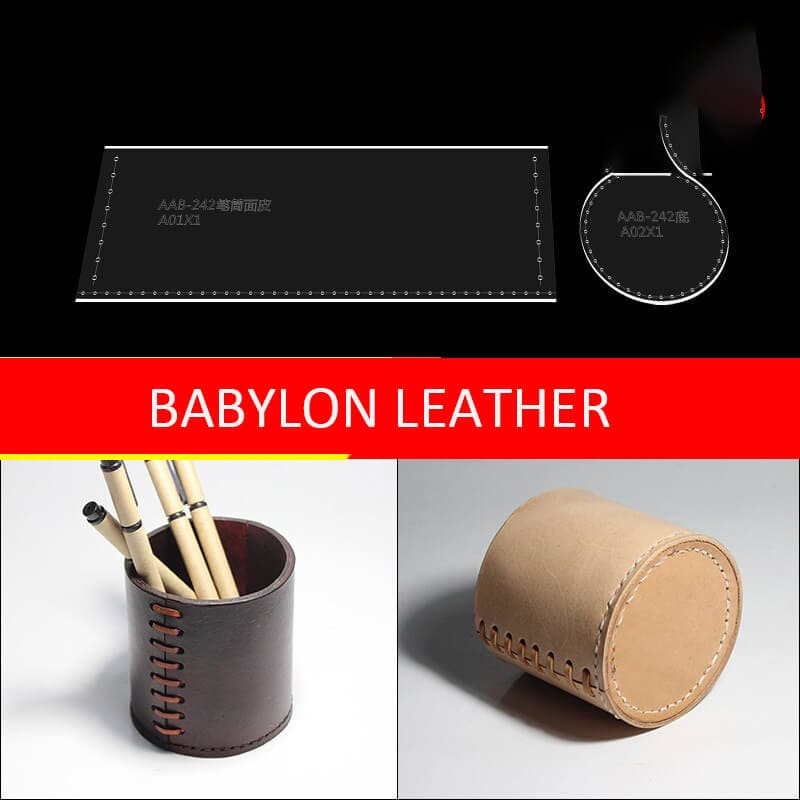 BABYLON™ Leather Pencil Holder Handmade Gift Pattern AAB - 242 - Babylon LeatherBabylon LeatherAAB - 242 - Kraft Board