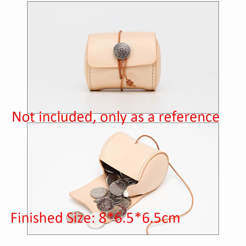BABYLON™ Leather Round Coin Purse Craft Pattern AAB - 240 - Babylon LeatherBabylon LeatherAAB - 240 - Kraft Board