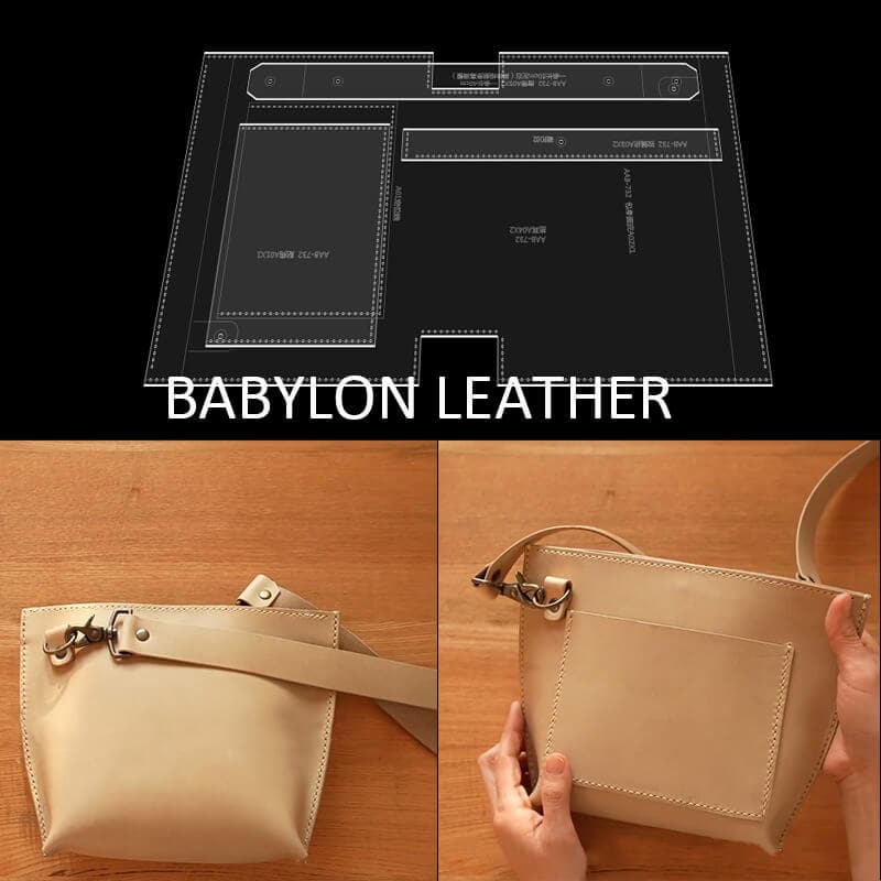 BABYLON™ Leather Shoulder Bag DIY Craft Pattern AAB - 732 - Babylon LeatherBabylon LeatherAAB - 732 - Kraft Board