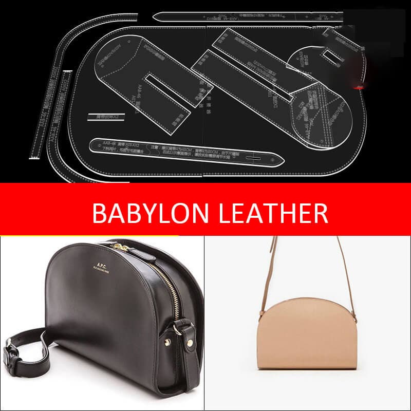 BABYLON™ Leather Shoulder Bag DIY Crafting Pattern AAB - 46 - Babylon LeatherBabylon LeatherAAB - 46 - Kraft Board