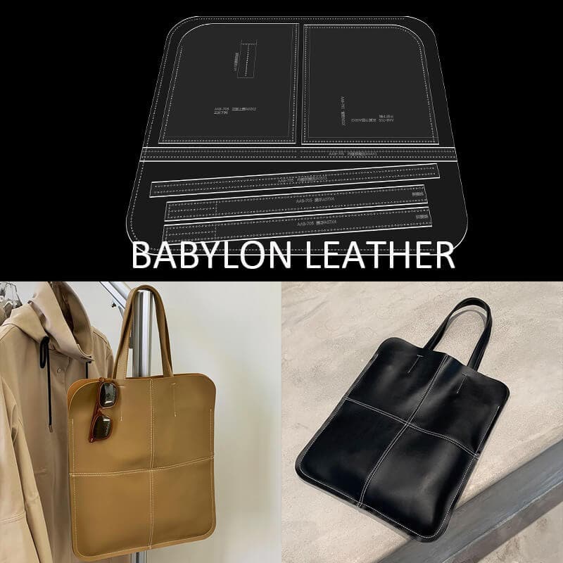BABYLON™ Leather Shoulder Bag Handmade Pattern AAB - 705 - Babylon LeatherBabylon LeatherAAB - 705 - Kraft Board