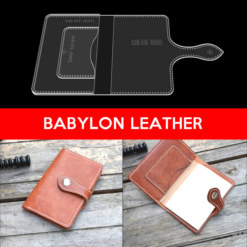 BABYLON™ Leather Tool Wallet and Passport Cover Pattern AAB - 376 - Babylon LeatherBabylon LeatherAAB-376-Kraft Board