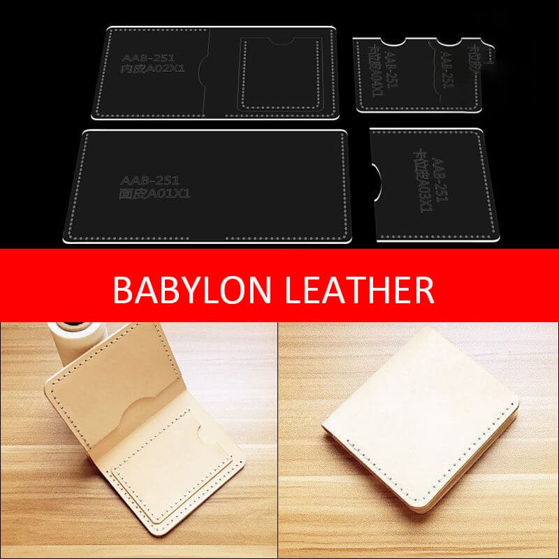 BABYLON™ Leather Wallet Handmade Gift Pattern AAB - 251 - Babylon LeatherBabylon LeatherAAB - 251 - Kraft Board