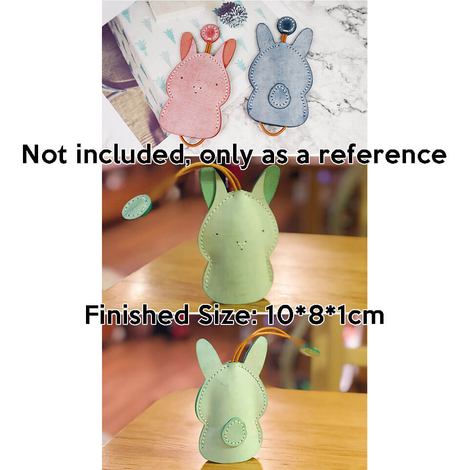 BABYLON™ Little Bunny Keychain Pouch Pattern AAB - 502 - Babylon LeatherBabylon LeatherAAB - 502 - Kraft Board