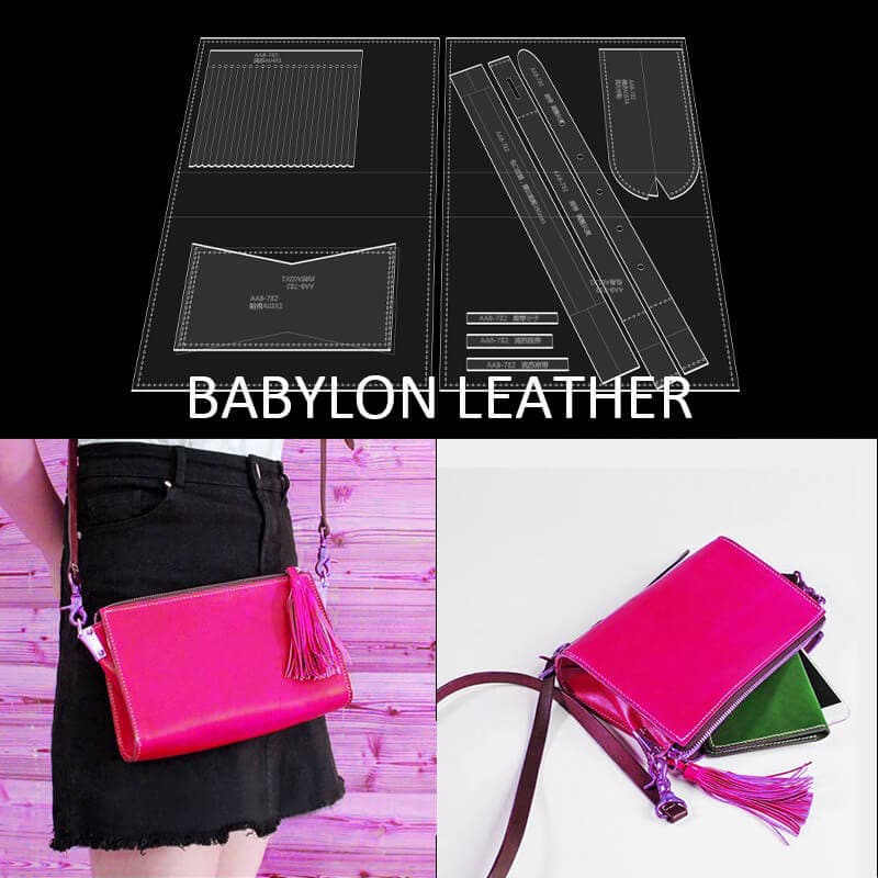 BABYLON™ Long Clutch Bag Pattern AAB - 782 - Babylon LeatherBabylon LeatherAAB - 782 - Kraft Board