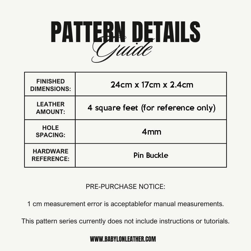 BABYLON™ Long Personalized Clutch Bag Pattern AAB - 783 - Babylon LeatherBabylon LeatherAAB - 783 - Kraft Board