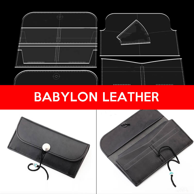 BABYLON™ Long Wallet Leather Gift Pattern AAB - 302 - Babylon LeatherBabylon LeatherAAB - 302 - Kraft Board