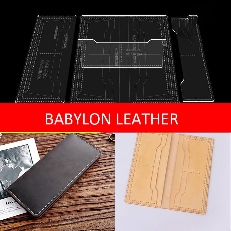 BABYLON™ Long Wallet Leathercraft Pattern AAB - 626 - Babylon LeatherBabylon LeatherAAB - 626 - Kraft Board