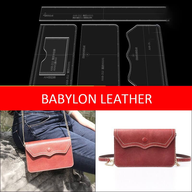 BABYLON™ Love Gift Shoulder Bag Making Pattern AAB - 212 - Babylon LeatherBabylon LeatherAAB - 212 - Kraft Board