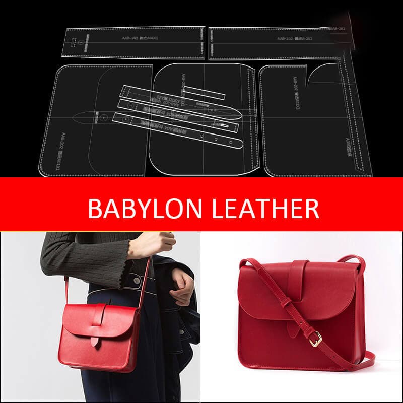 BABYLON™ Love Gift Square Shoulder Bag Pattern AAB - 202 - Babylon LeatherBabylon LeatherAAB - 202 - Kraft Board
