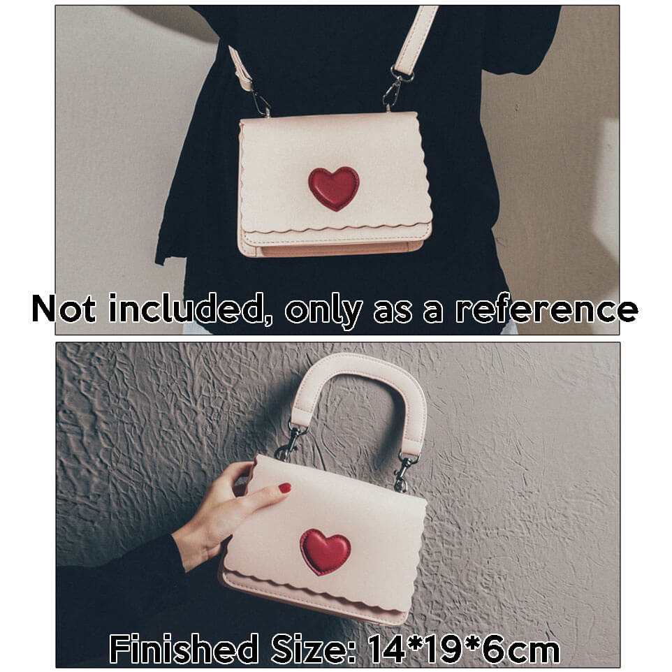 BABYLON™ Love Heart Crossbody Bag Pattern AAB - 467 - Babylon LeatherBabylon LeatherAAB - 467 - Kraft Board