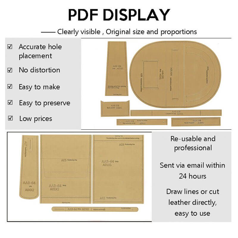 BABYLON™ Luxury Business Handbag Pattern AAB - 565 - Babylon LeatherBabylon LeatherAAB - 565 - PDF