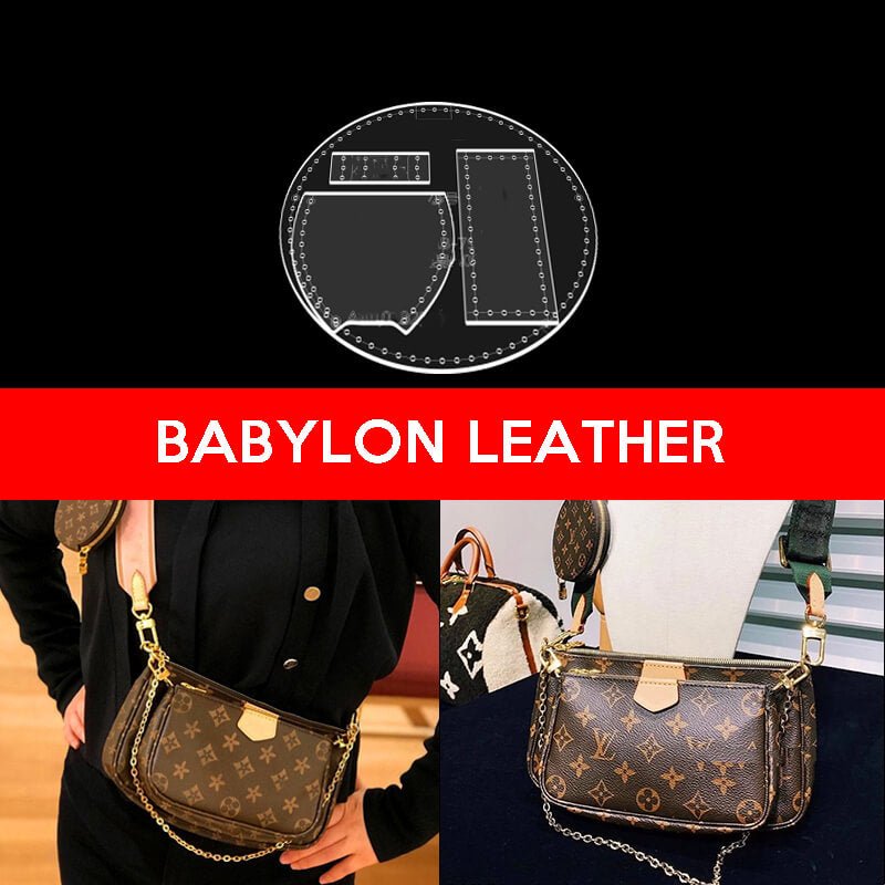 BABYLON™ LV Style Compartment Crossbody Bag Pattern AAB - 797 - Babylon LeatherBabylon LeatherAAB - 797 - Kraft Board