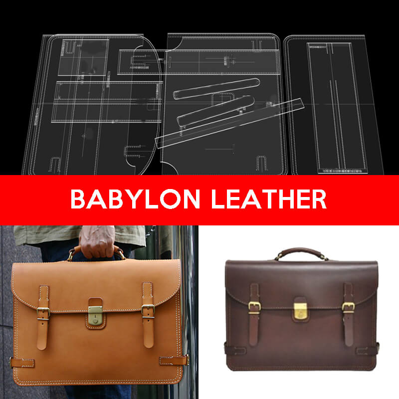 BABYLON™ Men's Business Handbag Leather Pattern AAB - 323 - Babylon LeatherBabylon LeatherAAB - 323 - Kraft Board