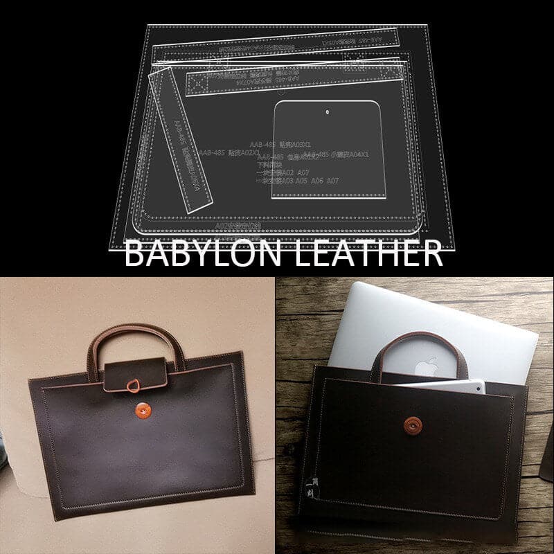 BABYLON™ Men's Business Laptop Bag Pattern AAB - 485 - Babylon LeatherBabylon LeatherAAB - 485 - Kraft Board