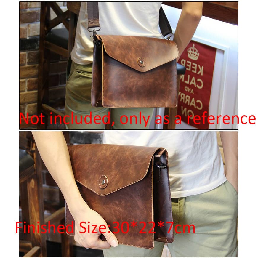 BABYLON™ Men's Business Shoulder Bag Leather Pattern AAB - 201 - Babylon LeatherBabylon LeatherAAB - 201 - Kraft Board
