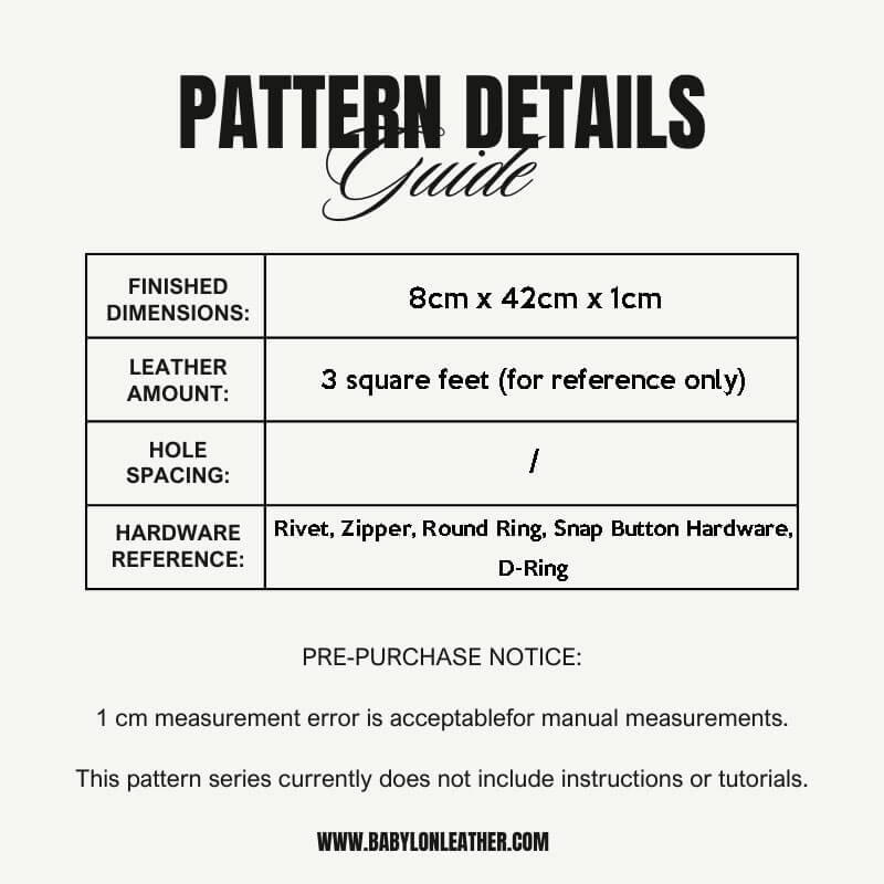 BABYLON™ Men's Chest Bag Leather Gift Pattern AAB - 435 - Babylon LeatherBabylon LeatherAAB-435-Kraft Board