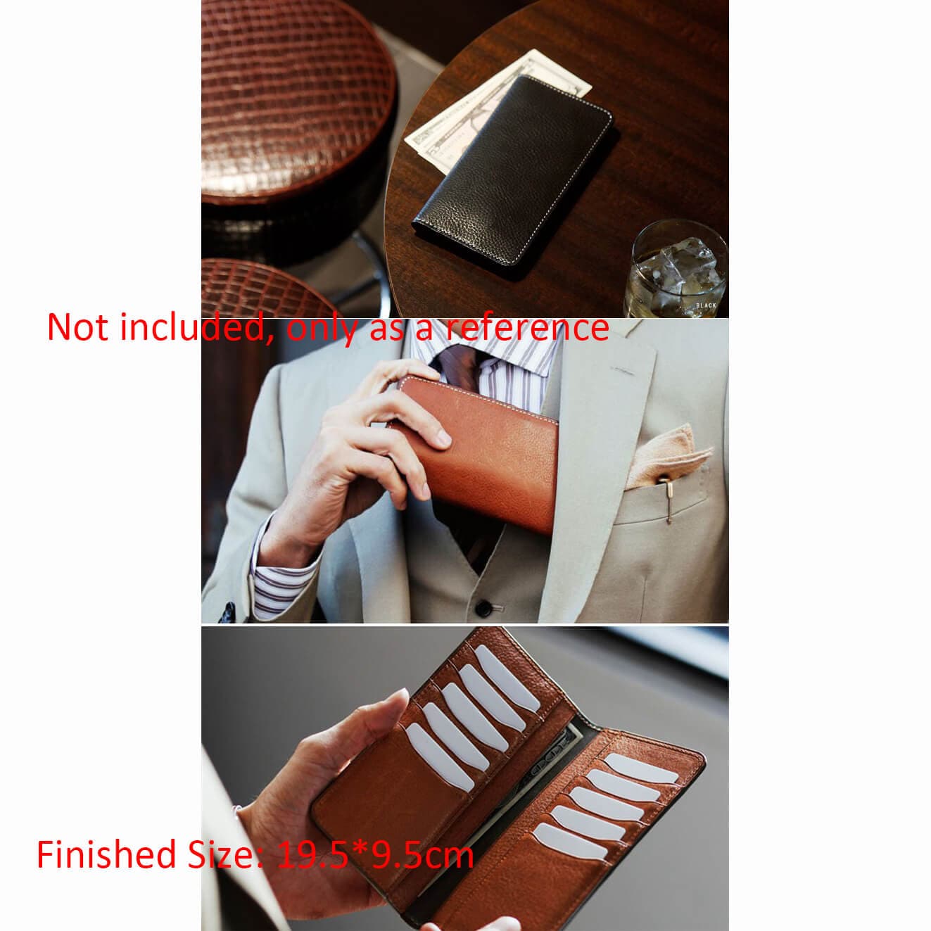 BABYLON™ Men's Clutch Pattern AAB - 512 - Babylon LeatherBabylon LeatherAAB - 512 - Kraft Board