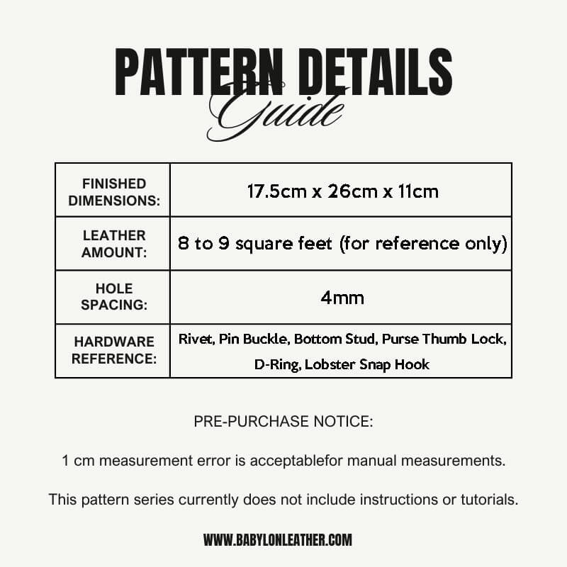 BABYLON™ Mens Messenger Bag Pattern AAB - 569 - Babylon LeatherBabylon LeatherAAB - 569 - Kraft Board