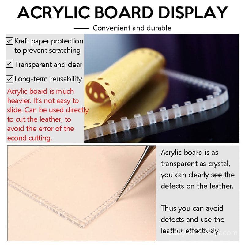 BABYLON™ Men's Sling Bag Making Leather Pattern AAB - 863 - Babylon LeatherBabylon LeatherAAB - 863 - Acrylic Board