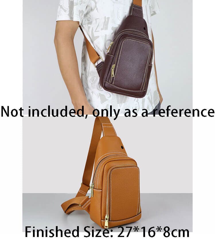 BABYLON™ Men's Sling Bag Making Leather Pattern AAB - 863 - Babylon LeatherBabylon LeatherAAB - 863 - Kraft Board