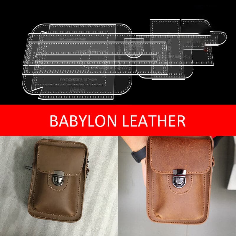 BABYLON™ Men's Waist Bag Pattern AAB - 510 - Babylon LeatherBabylon LeatherAAB - 510 - Kraft Board