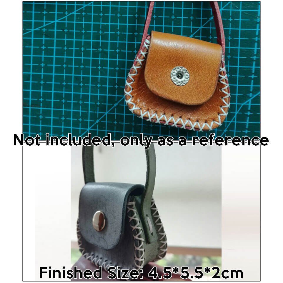 BABYLON™ Mini Bag Charm Coin Purse Pattern AAB - 383 - Babylon LeatherBabylon LeatherAAB-383-Kraft Board