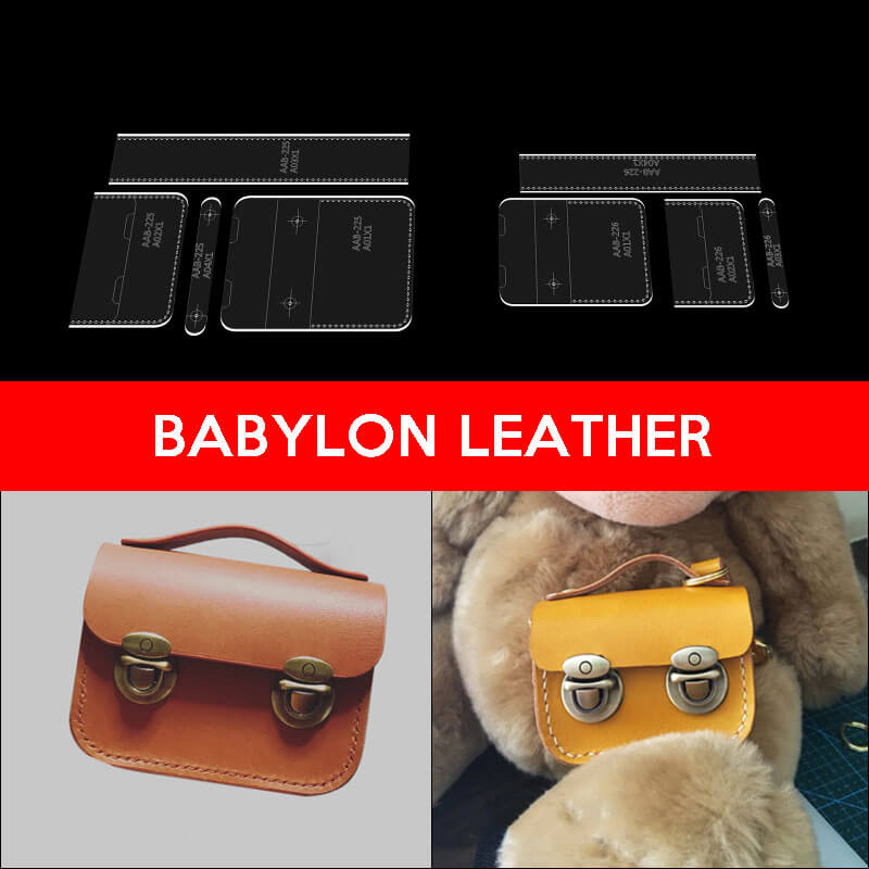 BABYLON™ Mini Cambridge Bag Keychain Pendant AAB - 225 - Babylon LeatherBabylon LeatherAAB - 225 - Kraft Board - Small