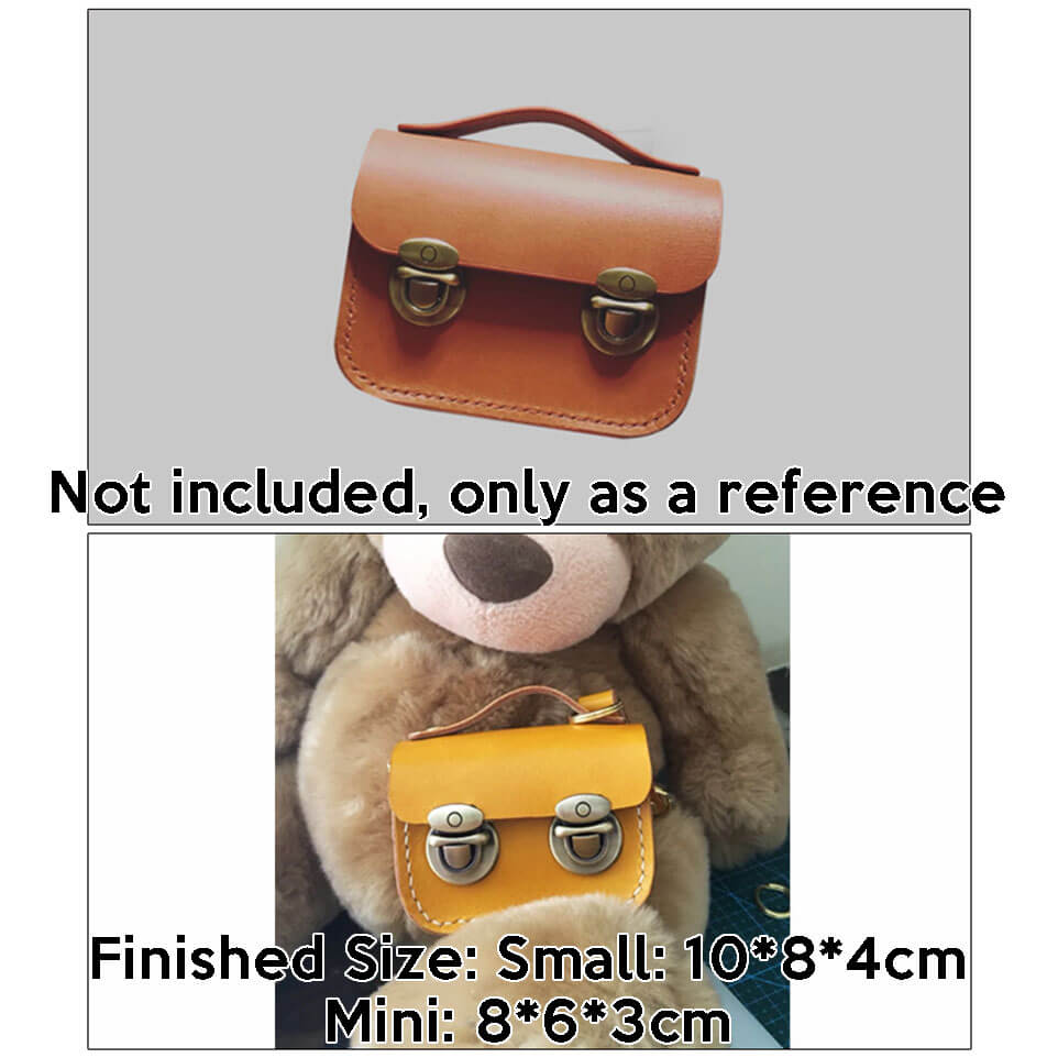 BABYLON™ Mini Cambridge Bag Keychain Pendant AAB - 225 - Babylon LeatherBabylon LeatherAAB - 225 - Kraft Board - Small