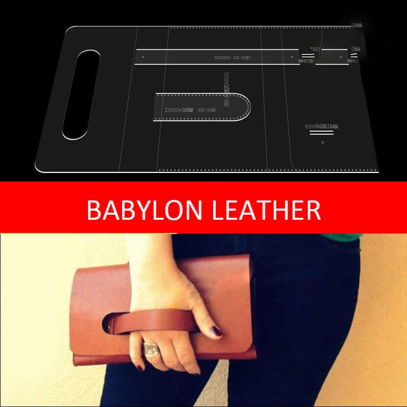 BABYLON™ Minimalist Bi - Fold Short Wallet Pattern DBC - 15 - Babylon LeatherBabylon LeatherDBC - 15 - Kraft Board
