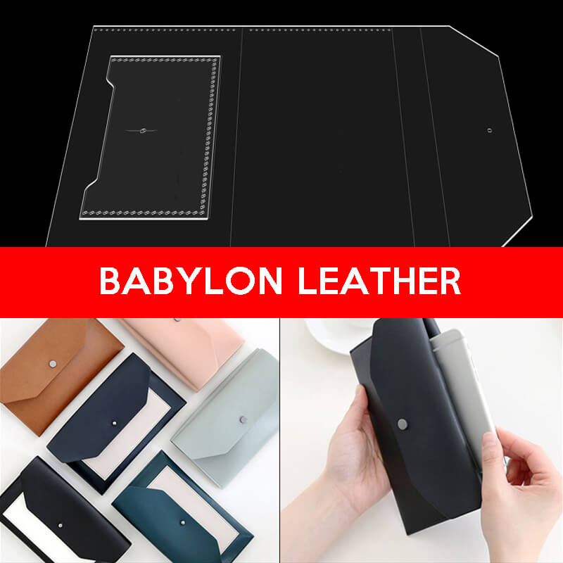BABYLON™ Minimalist Long Wallet DIY Craft Pattern AAB - 401 - Babylon LeatherBabylon LeatherAAB-401-Kraft Board