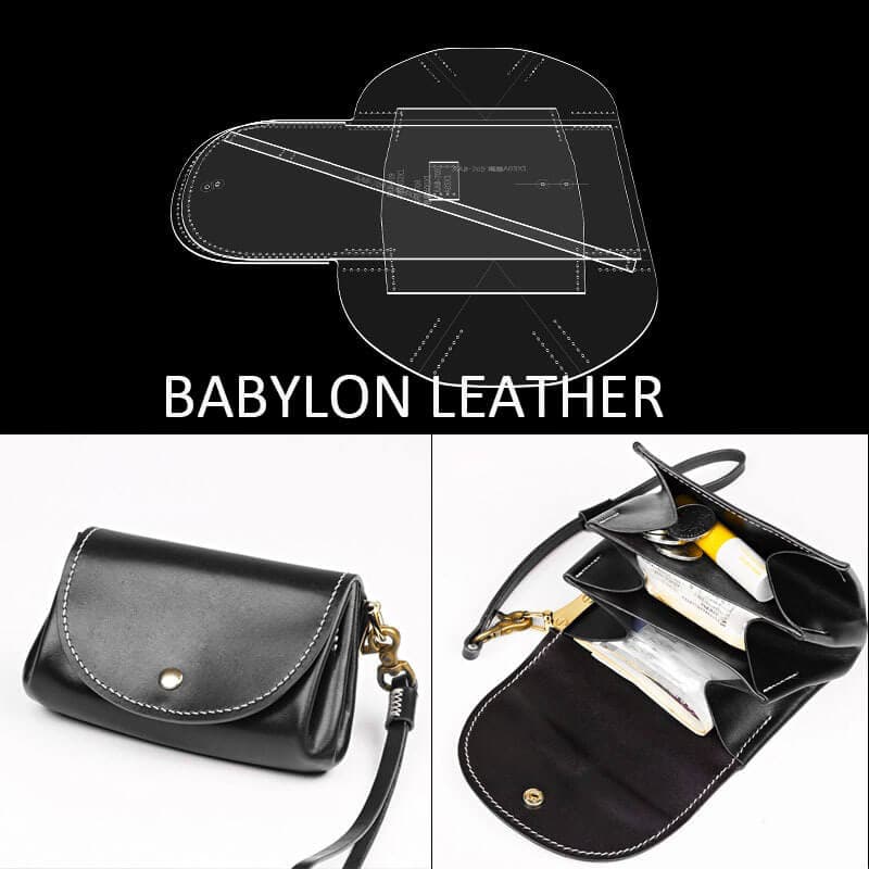BABYLON™ Multi - Compartment Women's Clutch Leather Pattern AAB - 709 - Babylon LeatherBabylon LeatherAAB - 709 - Kraft Board