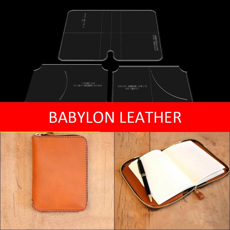 BABYLON™ Notebook Cover Leather DIY Pattern AAB - 151 - Babylon LeatherBabylon LeatherAAB - 151 - Kraft Board