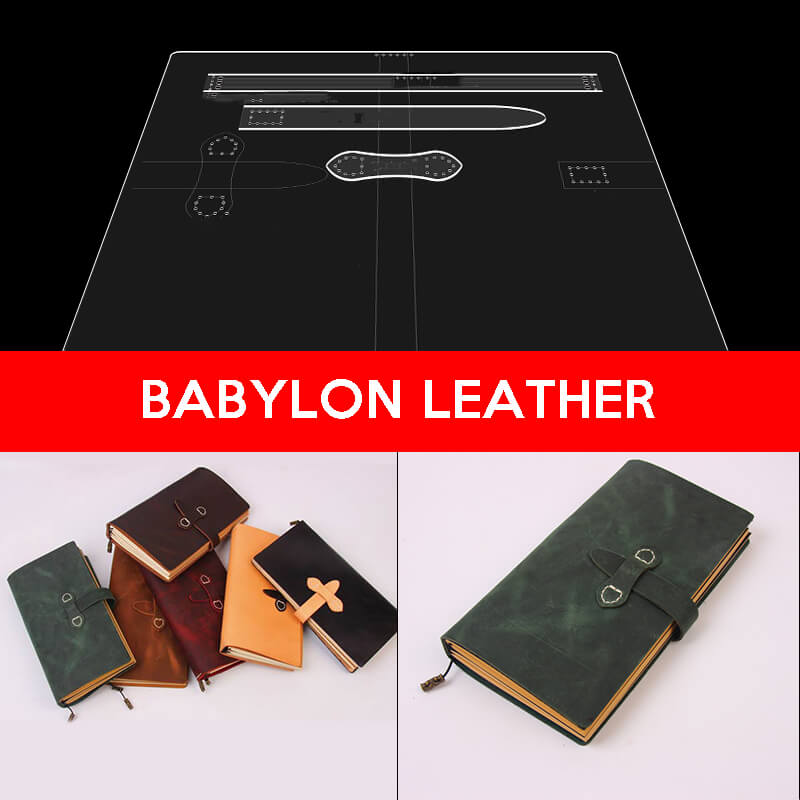 BABYLON™ Notebook Leather Cover Pattern AAB - 715 - Babylon LeatherBabylon LeatherAAB - 715 - Kraft Board