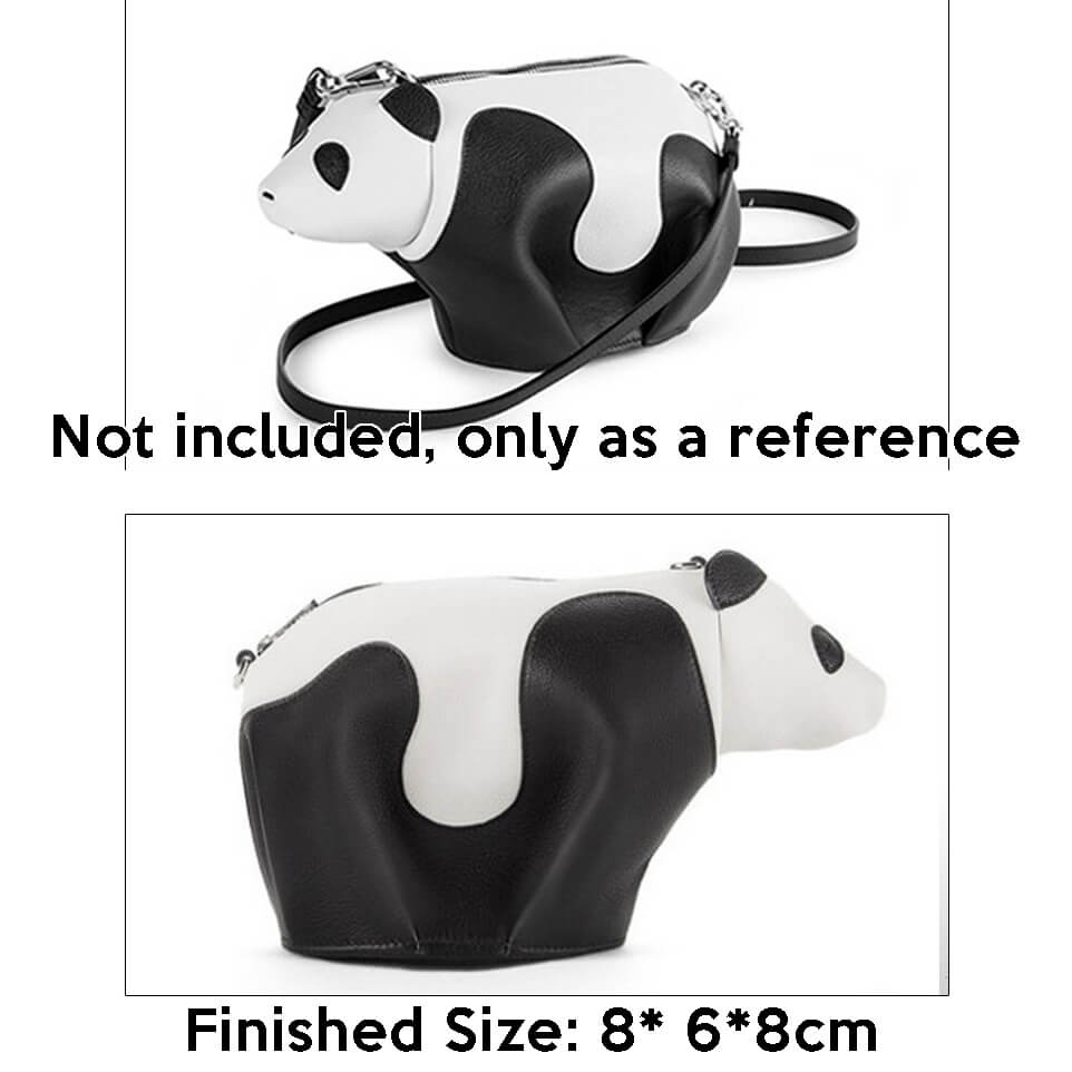 BABYLON™ Panda Coin Purse Leather Pattern JBX - 02 - Babylon LeatherBabylon LeatherJBX-02-Kraft Board-S