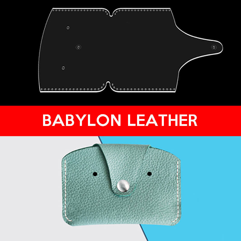 BABYLON™ Penguin Coin Purse Leather Pattern AAB - 366 - Babylon LeatherBabylon LeatherAAB-366-Kraft Board