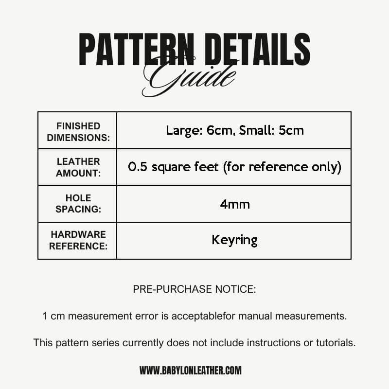 BABYLON™ Pentagram Keychain Charm Pattern AAB - 552 - Babylon LeatherBabylon LeatherAAB - 552 - Kraft Board - Large - 6cm