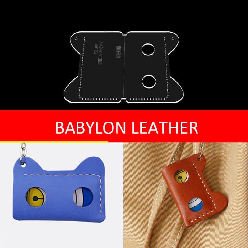 BABYLON™ Personalized Card Holder Leathercraft Pattern AAB - 627 - Babylon LeatherBabylon LeatherAAB - 627 - Kraft Board
