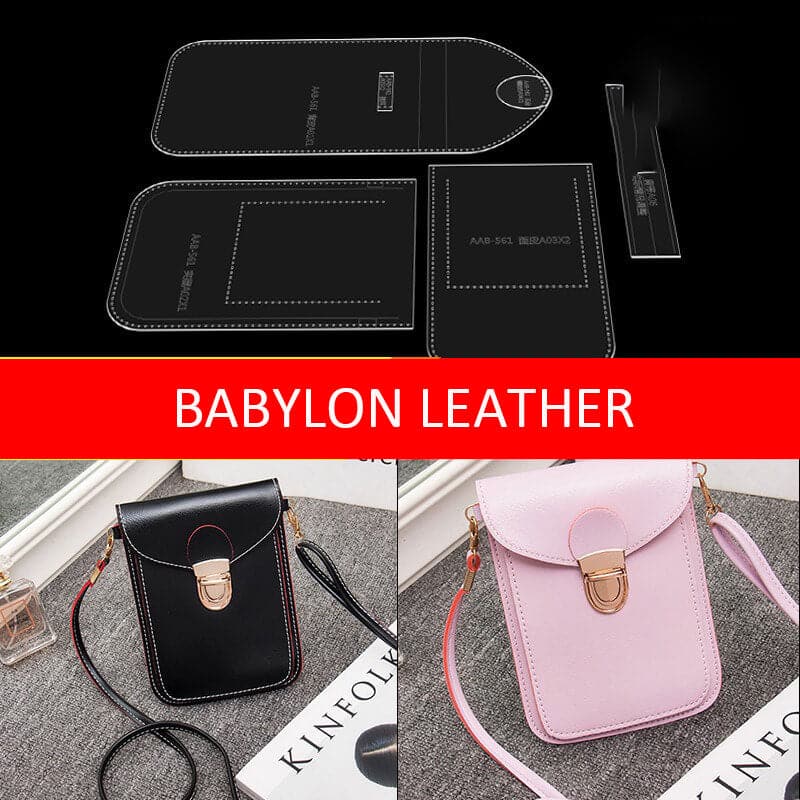 BABYLON™ Phone Bag Pattern AAB - 561 - Babylon LeatherBabylon LeatherAAB - 561 - Kraft Board