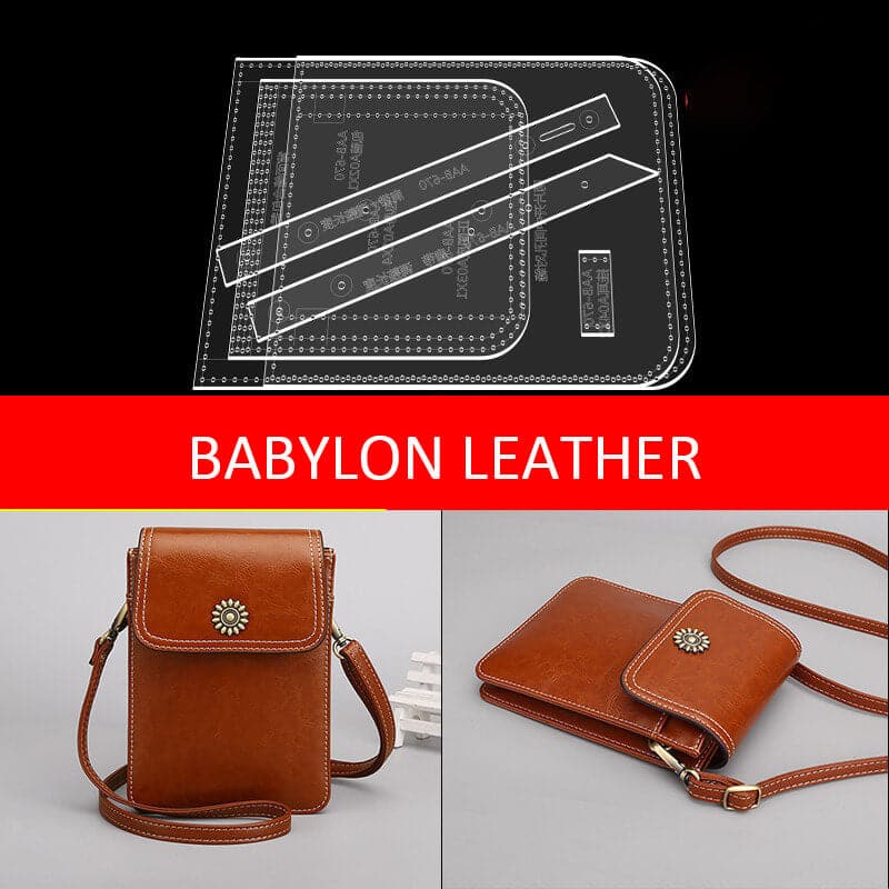 BABYLON™ Phone Crossbody Purse Leather Pattern AAB - 670 - Babylon LeatherBabylon LeatherAAB - 670 - Kraft Board
